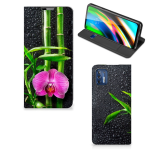 Motorola Moto G9 Plus Smart Cover Orchidee
