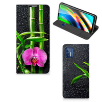 Motorola Moto G9 Plus Smart Cover Orchidee - thumbnail