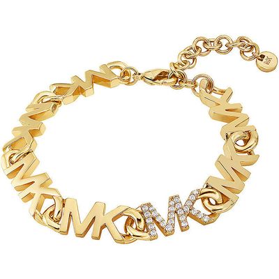 Michael Kors MKJ7953710 Armband Premium messing-zirconia goudkleurig-wit 17-19,5 cm Michael Kors MKJ7953710 Armband Premium messing-zirconia goudkleurig-wit 17-19,5 cm