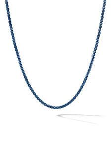 David Yurman collier chaîne en argent sterling - Bleu