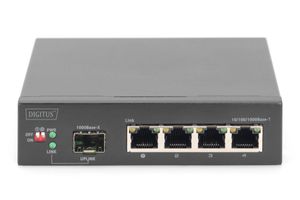 Digitus DN-80120 netwerk-switch Unmanaged Gigabit Ethernet (10/100/1000) Zwart