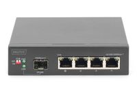 Digitus DN-80120 netwerk-switch Unmanaged Gigabit Ethernet (10/100/1000) Zwart - thumbnail