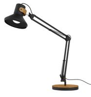 Bureaulamp unilux baya led bamboe zwart | 4 stuks
