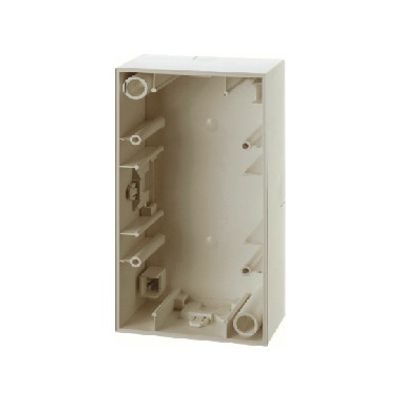 Berker S.1 Opbouwbehuizing 2-voudig creme glanzend