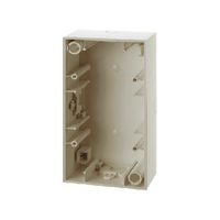 Berker S.1 Opbouwbehuizing 2-voudig creme glanzend
