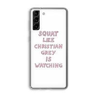 Christian Grey: Samsung Galaxy S21 Plus Transparant Hoesje