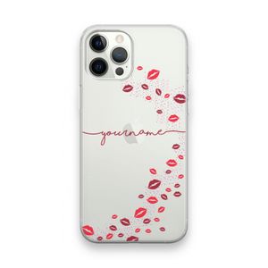 Kusjes: iPhone 12 Pro Max Transparant Hoesje