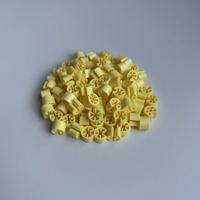 Minimarker onbedrukt licht geel 100 stuk