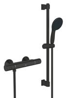 Grohe Precision Start Thermostatische douchemengkraan Mat Zwart
