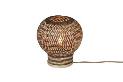 GOOD&MOJO Tafellamp 'Barbados' Bamboe, 27cm, kleur Naturel/Bruin