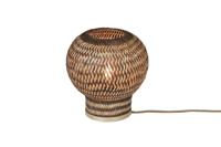 GOOD&MOJO Tafellamp 'Barbados' Bamboe, 27cm, kleur Naturel/Bruin