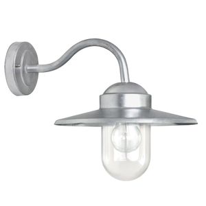 Dolce Muurlamp Verzinkt met 8W Bewegingssensor LED