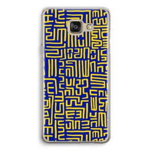 Majorelle Blue Print: Samsung Galaxy A5 (2016) Transparant Hoesje