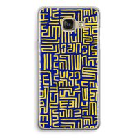 Majorelle Blue Print: Samsung Galaxy A5 (2016) Transparant Hoesje