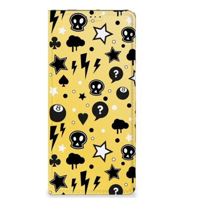 Mobiel BookCase OPPO X6 Pro Punk Geel Mobiel BookCase OPPO X6 Pro Punk Geel