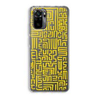 Majorelle Blue Print: Xiaomi Redmi Note 10 Pro Transparant Hoesje