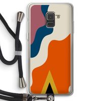 Noor A: Samsung Galaxy A8 (2018) Transparant Hoesje met koord