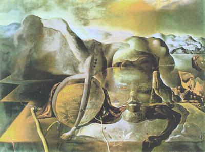 Kunstdruk Salvador Dali - L&apos;enigme sans fin, 1938 80x60cm