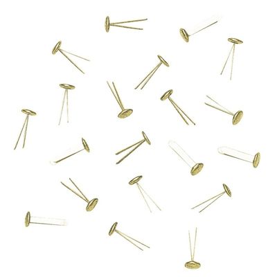 18x Splitpennen goudkleurig