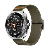 Nylon Loop bandje - Groen - Samsung Galaxy Watch 8 - 40mm / 44mm