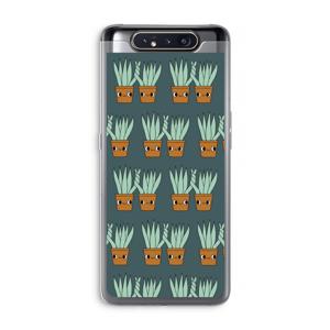 Sansevieria: Samsung Galaxy A80 Transparant Hoesje