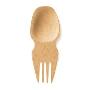 Spork Bamboe Vork en Lepel Klein