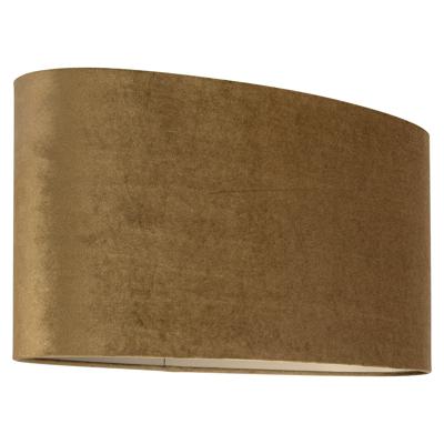 Lampenkap Addy gold velvet, ovaal