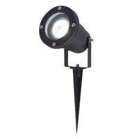 LED prikspot - 5 Watt 400 lumen - Dimbaar - Kantelbaar - 6000K daglicht wit - GU10 - IP65 waterdicht - Zwart - Tuinspot