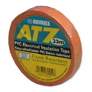 Advance AT7 PVC tape 15mm 33m oranje