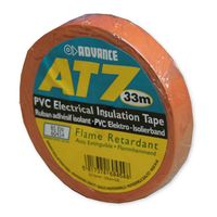 Advance AT7 PVC tape 15mm 33m oranje - thumbnail