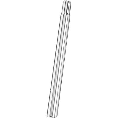 Ergotec Zadelpen kaars candle ø27.2mm x 300mm cnc aluminium - zilver