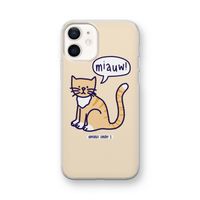 Miauw: iPhone 12 mini Transparant Hoesje