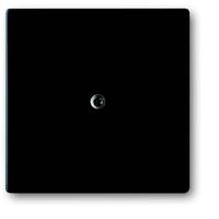 Busch-Jaeger 2CKA001710A3896 TAE-contactdoos Afdekking Future lineair Diepzwart (RAL 9005), Zwart 1 stuk(s)