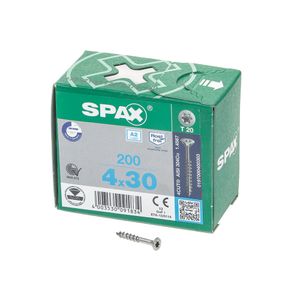 Spax pk t20 rvs dd 4,0x30(200)