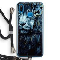 Darkness Lion: Huawei P20 Lite Transparant Hoesje met koord