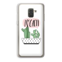 I love cacti: Samsung Galaxy A8 (2018) Transparant Hoesje