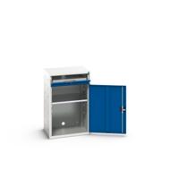 Bott Verso Mobiele Kast | 650x550x1650mm | 1 Legbord | 1 Deur | 1 Schuiflade | RAL 5010 - 16928000.11 Bott Verso Mobiele Kast | 650x550x1650mm | 1 Legbord | 1 Deur | 1 Schuiflade | RAL 5010 - 16928000.11