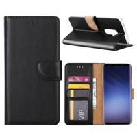 Samsung Galaxy S9 Plus Hoesje Zwart met opbergvakjes Samsung Galaxy S9 Plus Hoesje Zwart met opbergvakjes