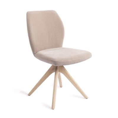 Jesper Home Eetkamerstoel 'Ikata' Revolve Oak Bleach, kleur Sand Strand