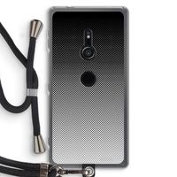 Musketon Halftone: Sony Xperia XZ2 Transparant Hoesje met koord