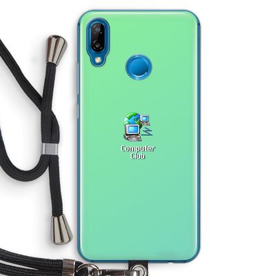 Win98: Huawei P20 Lite Transparant Hoesje met koord
