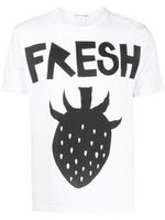 Comme Des Garçons Shirt t-shirt en coton à imprimé graphique - Blanc