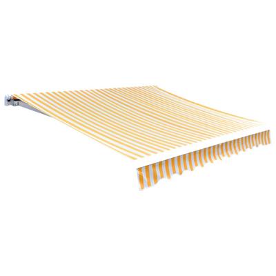 VidaXL Luifeldoek 350x250 cm canvas oranje en wit
