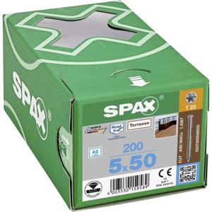 SPAX 0537000500503 Houtschroef 5 mm 50 mm T-STAR plus RVS A2 200 stuk(s)