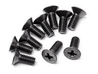 HPI - Flat head screw m4 x 10mm (10 pcs) (Z622)