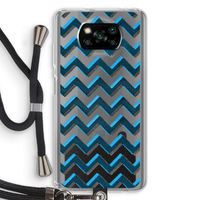 Onderbroken lijn: Xiaomi Poco X3 Pro Transparant Hoesje met koord