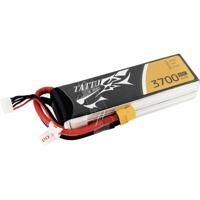 Tattu LiPo accupack 14.8 V 3700 mAh Aantal cellen: 4 45 C Softcase XT60