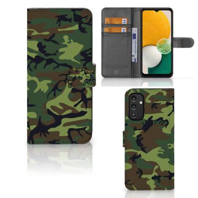 Samsung Galaxy A14 4G | Telefoon Hoesje | Army Dark