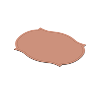 Etiketvorm placemat
