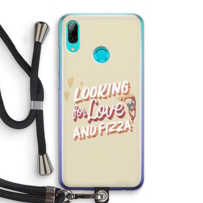 Pizza is the answer: Huawei P Smart (2019) Transparant Hoesje met koord